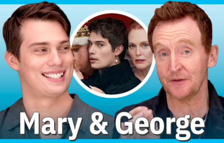 Nicholas Galitzine and Tony Curran in 'Mary & George' TV Insider Interview