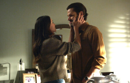 Odette Annable as Geri and Jared Padalecki as Cordell in 'Walker' Season 4 Episode 3 