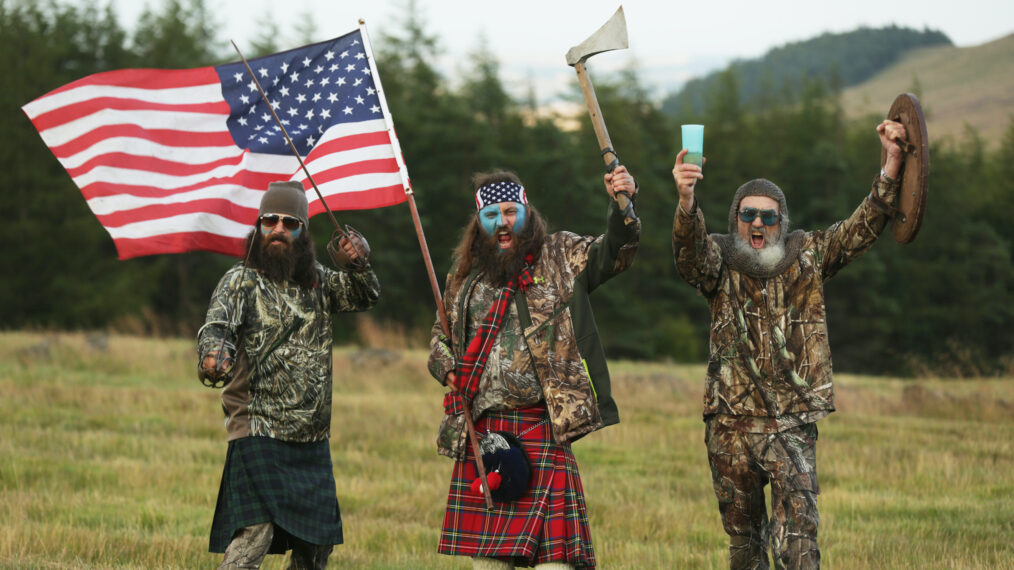 Jep Robertson, Willie Robertson, Si Robertson in 'Duck Dynasty' Season 7