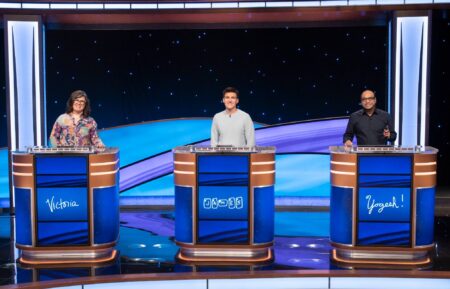 Victoria Groce, James Holzhauer, and Yogesh Raut on 'Jeopardy! Masters' Finale