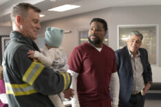Peter Krause, Malcolm-Jamal Warner, and Danny Nucci in '9-1-1' Season 7 Episode 7 - 'Ghost of a Second Chance'
