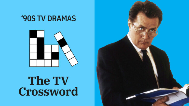 90s TV Dramas Crossword Header