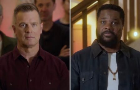 Peter Krause as Bobby and Malcolm Jamal Warner as Amir in '9-1-1' Season 7 Episode 8