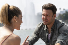 Devin Kelley as Kim and Ryan Guzman as Eddie in '9-1-1' Season 7 Episode 9 'Ashes, Ashes'