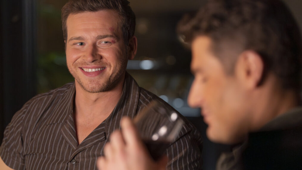 Oliver Stark as Buck and Louis Ferrigno Jr. as Tommy in the '9-1-1' Season 7 Finale 'All Fall Down