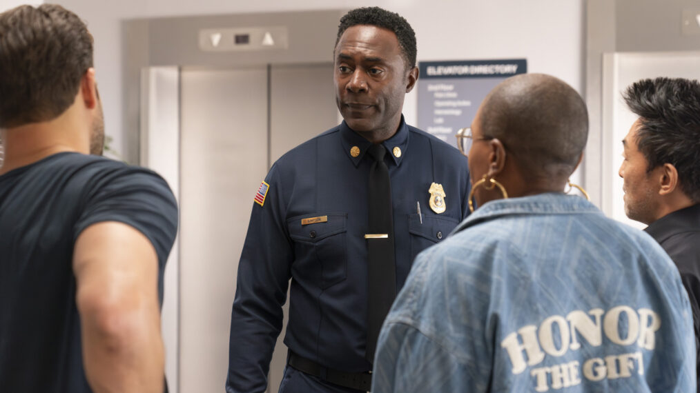 Richard Brooks as Simpson in the '9-1-1' Season 7 Finale 'All Fall Down