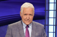 Alex Trebek in the iconic Jeopardy Tournament of Champions