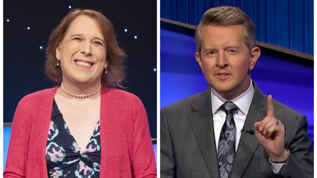 Amy Schneider and Ken Jennings