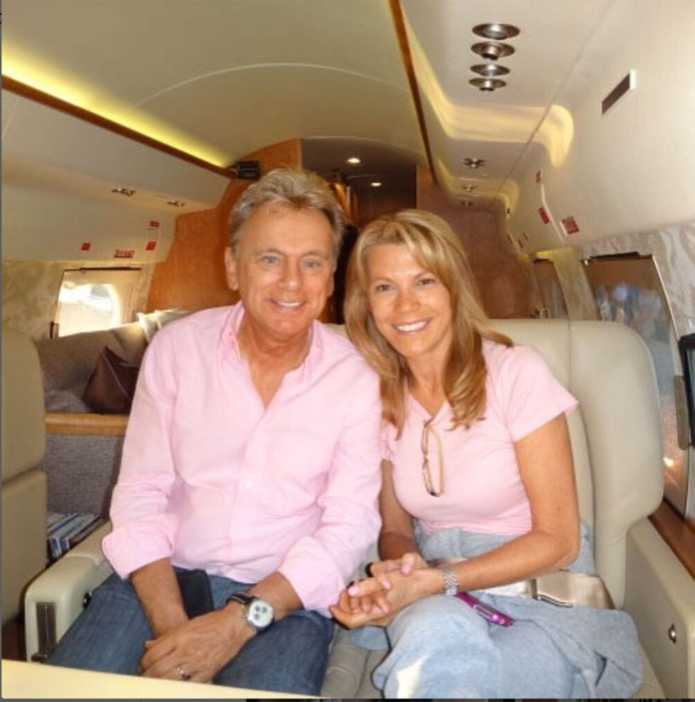 Vanna White and Pat Sajak