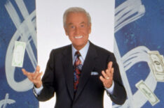 Bob Barker throwing around money for The Price is Right