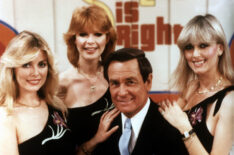 Janice Pennington, Holly Hallstrom, Dian Parkinson, and Bob Barker for The Price is Right in 1972
