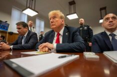 Former U.S. President Donald Trump attends trial at Manhattan Criminal Court May 28th 2024 in New York
