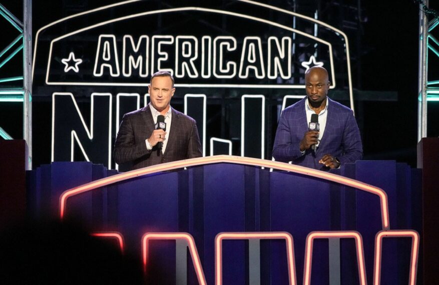 Matt Iseman, Akbar Gbajabiamila in American Ninja Warrior - Season 15 (NBC)