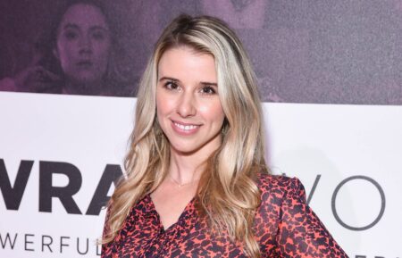 Melissa Schuman on the red carpet in 2018