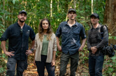 Gold Rush: Parker’s Trail - Danny Etheridge, Parker Schnabel, Diego Lizarzaburu, and Larissa Rodrigues in the jungle, Brazil