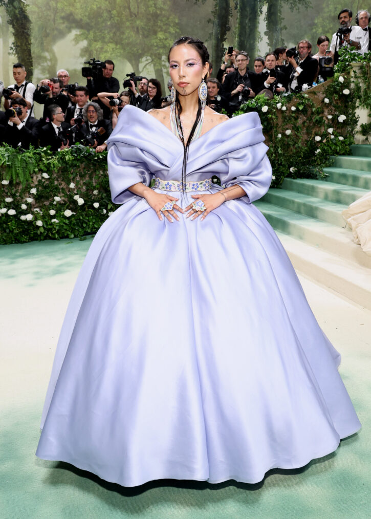 Quannah Chasinghorse attends The 2024 Met Gala