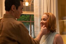 Ramon Rodriguez and Erika Christensen in Will Trent