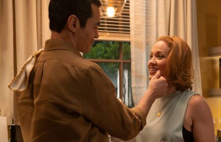 Ramon Rodriguez and Erika Christensen in Will Trent