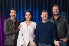 Lionel Richie, Katy Perry, Ryan Seacrest, Luke Bryan on American Idol