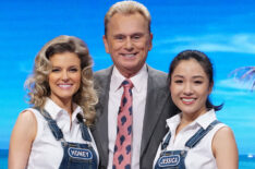Chelsey Crisp as Honey, Pat Sajak, and Constance Wu as Jessica in Fresh Off The Boat