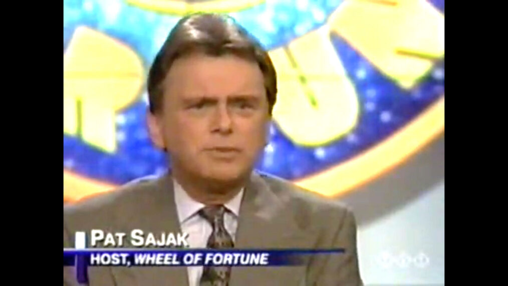 Pat Sajak on Just Shoot Me 2000 episode