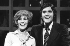 Susan Stafford and Chuck Woolery on Wheel of Fortune