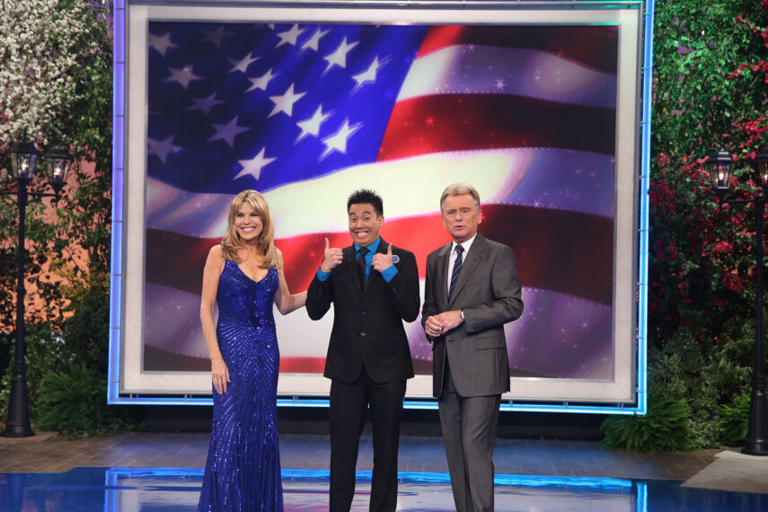 Vanna White and Pat Sajak