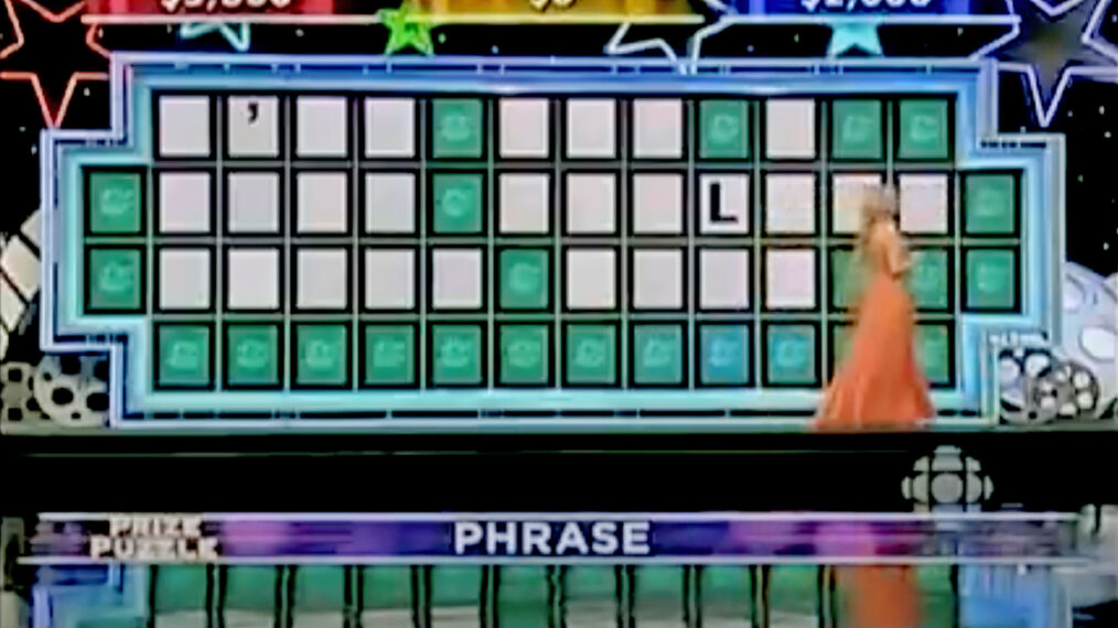 Vanna White on Wheel of Fortune