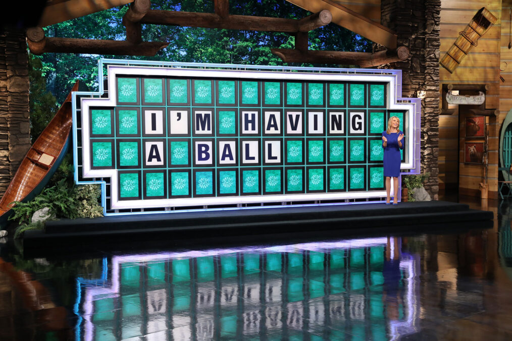 Vanna White on Wheel of Fortune