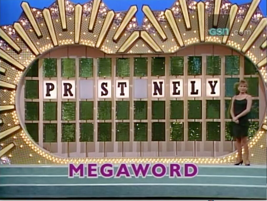 Vanna White on Wheel of Fortune