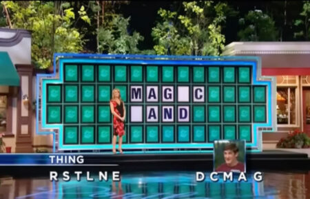 Vanna White on Wheel of Fortune