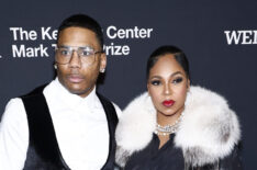 Nelly and Ashanti attend the 25th Annual Mark Twain Prize For American Humor at The Kennedy Center on March 24, 2024 in Washington, DC.