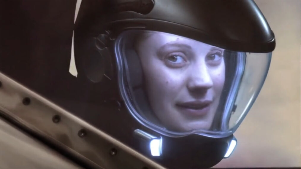 Katee Sackhoff as Starbuck in 'Battlestar Galactica'