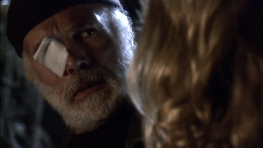 Michael Hogan as Tigh in 'Battlestar Galactica'