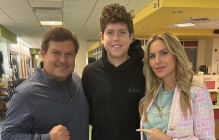 Bret Baier, Paul Baier, and Amy Baier after Paul's open-heart surgery