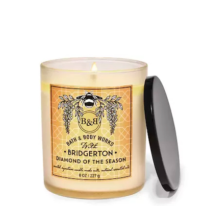 Vela Diamante de la temporada de Bath & Body Works 'Bridgerton'