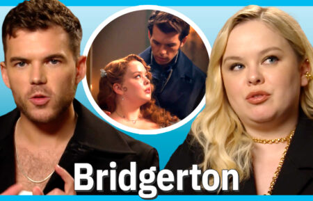 Luke Newton and Nicola Coughlan discuss 'Bridgerton' Season 3