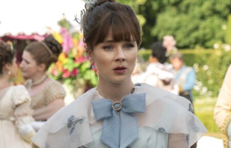 Claudia Jessie as Eloise in 'Bridgerton' Season 3