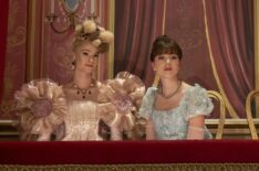 Jessica Madsen and Claudia Jessie in 'Bridgerton' Season 3