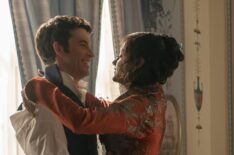 Jonathan Bailey and Simone Ashley in 'Bridgerton' Season 3