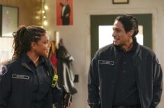 Barrett Doss and Carlos Miranda on 'Station 19'