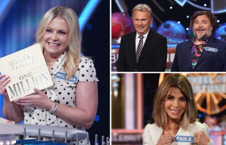 Melissa Joan Hart, Jack Black, and Paula Abdul on 'Celebrity Wheel of Fortune'