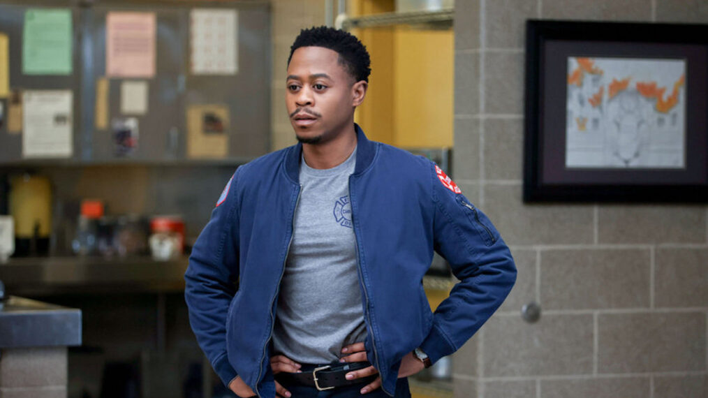 Daniel Kyri as Ritter in 'Chicago Fire' Season 12 Episode 11 - 