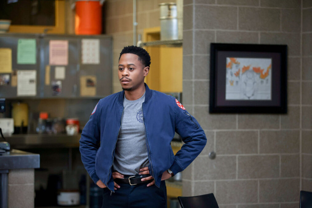 Daniel Kyri as Ritter in 'Chicago Fire' Season 12 Episode 11 - 