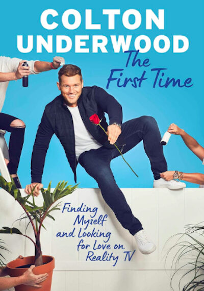 Colton Underwood on the cover of his book 'The First Time'