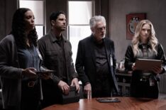 Aisha Tyler as Dr. Tara Lewis, Adam Rodriguez as Luke Alvez, Joe Mantegna as David Rossi and A.J. Cook as Jennifer ‘JJ’ Jareau in 'Criminal Minds: Evolution' Season 17 Episode 1 'Gold Star'