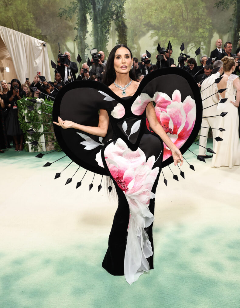 Demi Moore attends The 2024 Met Gala