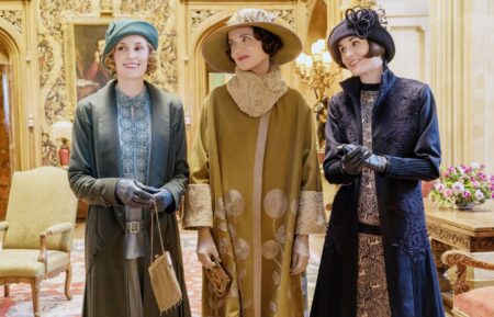 Laura Carmichael, Elizabeth McGovern, Michelle Dockery in the 'Downton Abbey' movie
