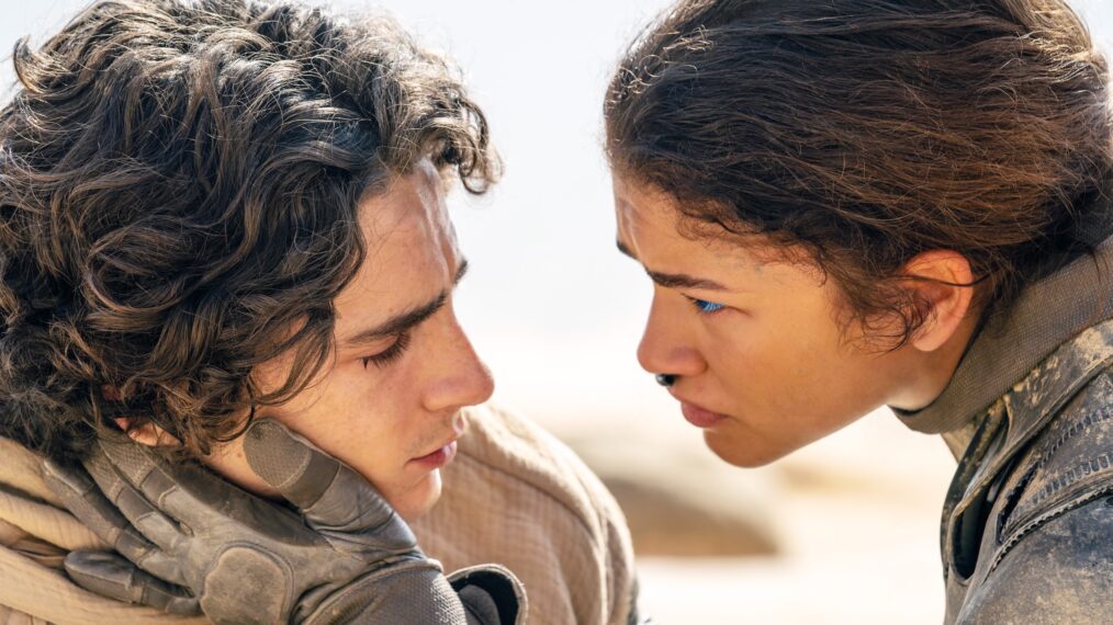 Timothée Chalamet y Zendaya en 'Dune: Segunda parte'