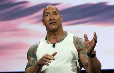 Dwayne Johnson on stage